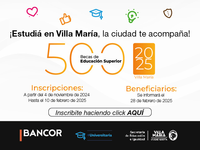 500 becas de Educación Superior