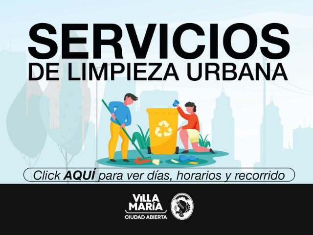 Servicios de limpieza urbana