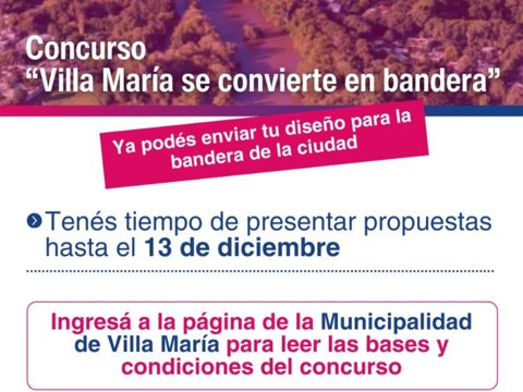 Se encuentran abiertas las inscripciones del concurso para diseñar la bandera de la ciudad