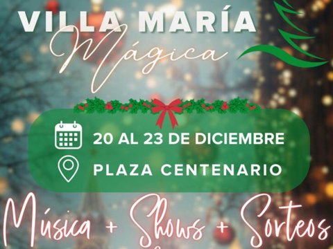 Villa María se prepara para vivir una navidad mágica