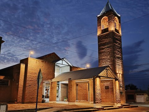 El municipio puso en valor la Parroquia de Lourdes