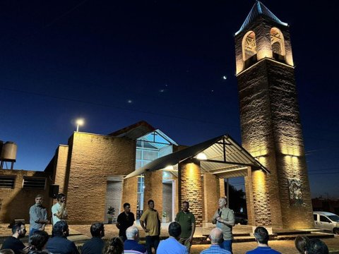 Villa María ilumina su patrimonio histórico con nueva obra en Parroquia Nuestra Señora de Lourdes