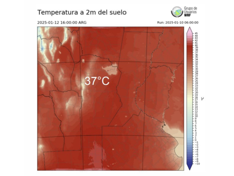 Altas temperaturas: Villa María registraría temperaturas de hasta 40 grados