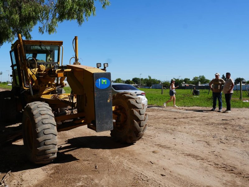 El intendente Accastello supervisó obras en el barrio San Nicolás