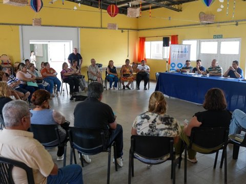 El Gabinete Municipal realizó una jornada integral de trabajo en barrio Nicolás Avellaneda