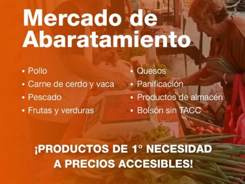 Cronograma de febrero: el Mercado de Abaratamiento continúa recorriendo barrios de la ciudad