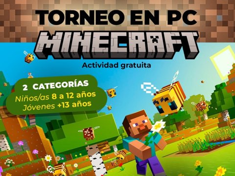 La Tecnoteca invita a un torneo de Minecraft en pc