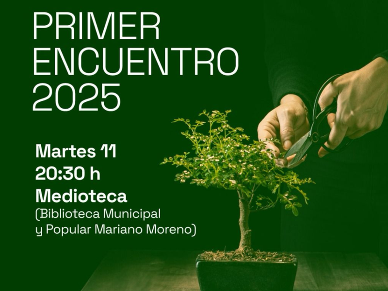 Se realiza el primer encuentro de los Amigos del Bonsai y Flora Nativa