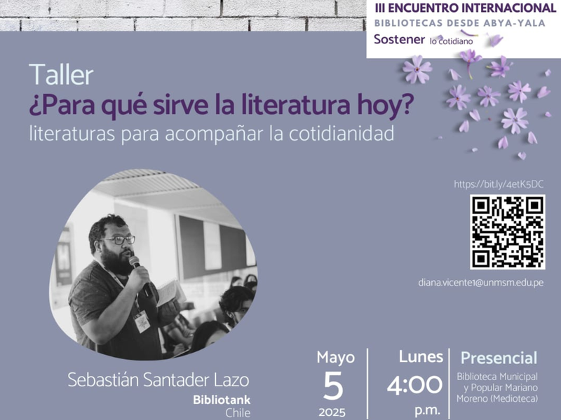 Villa María será sede del III Encuentro Internacional de Bibliotecas desde Abya Yala