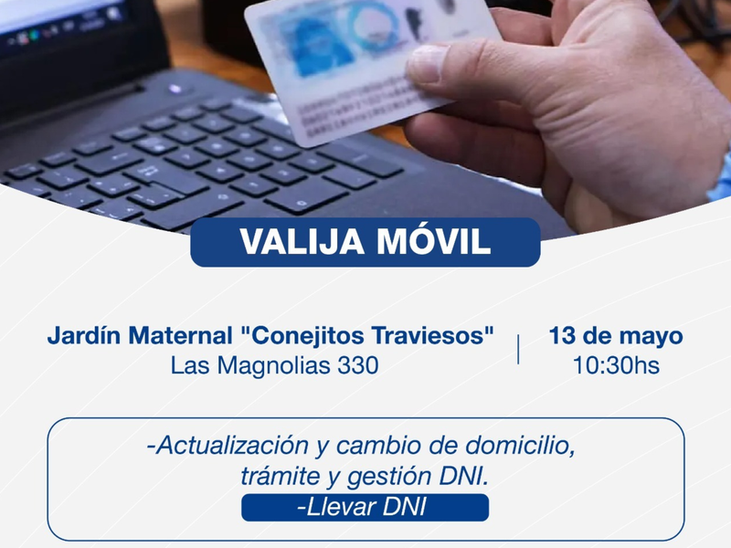 La Valija Móvil llega a barrio Las Acacias