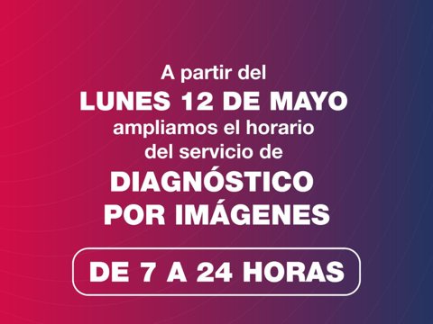 La Asistencia Pública amplía el horario del servicio de Diagnóstico por Imágenes