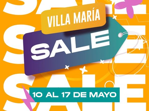 El sábado inicia la tercera edición del "Villa María Sale" para realizar compras en comercios locales con importantes descuentos