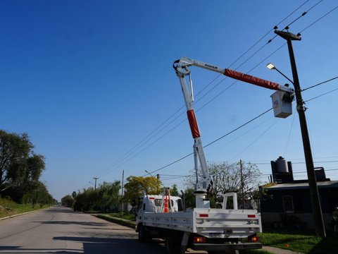 Programa 100% LED: se instalaron 45 nuevas luminarias en Barrio Evita