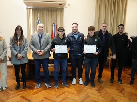 Villa María reconoció a sus abanderados en el marco del programa “Abanderados de mi Ciudad”