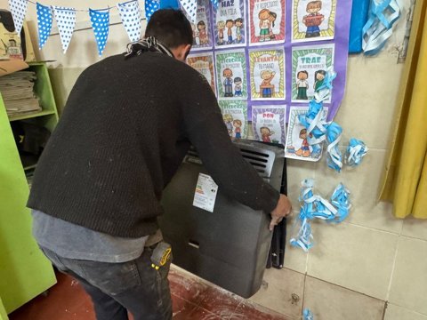 Escuelas Calefaccionadas: el municipio instaló más de 250 artefactos de calefacción en instituciones públicas‌