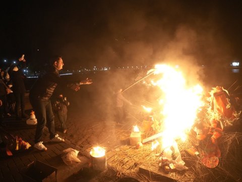 Se realizó la tradicional “Fogata de San Juan”