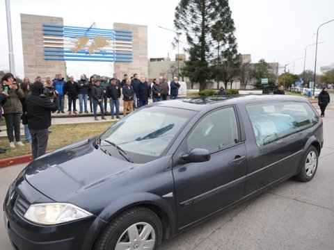 La comunidad despidió con honores al Veterano de Malvinas Pedro Román Pérez