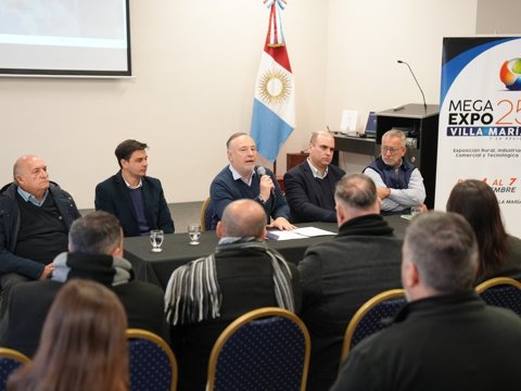 Accastello participó de la presentación de la "MECA 2025"