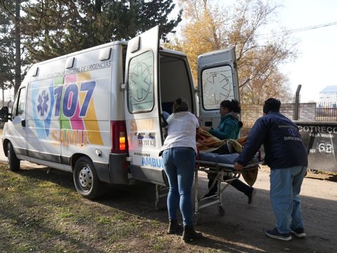 Se realizó un simulacro de evacuación en el Hogar Municipal de Ancianos