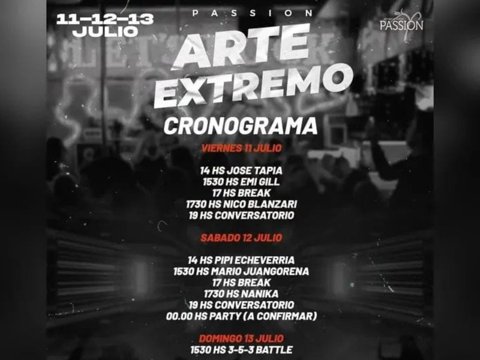 Villa María será sede de la quinta edición del festival “Arte Extremo”
