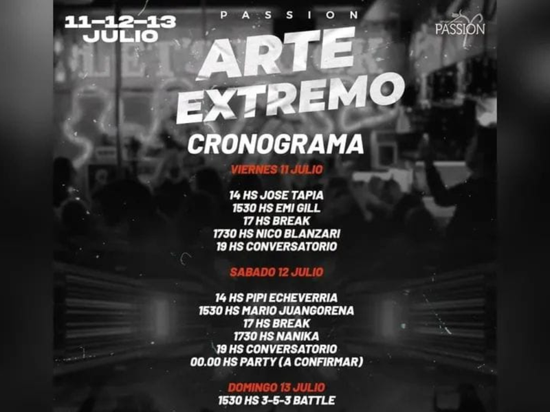Villa María será sede de la quinta edición del festival “Arte Extremo”