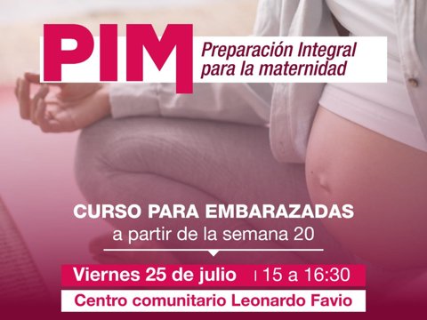 Continúa el curso para embarazadas que impulsa la Asistencia Pública