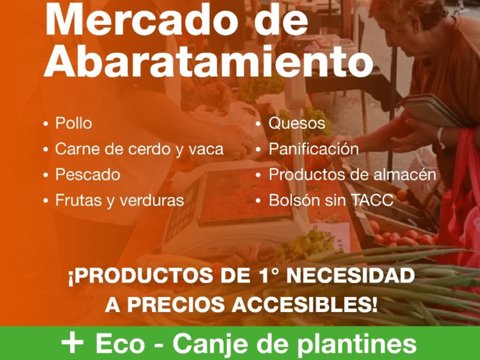 El Mercado de Abaratamiento llega este jueves a barrio Ameghino