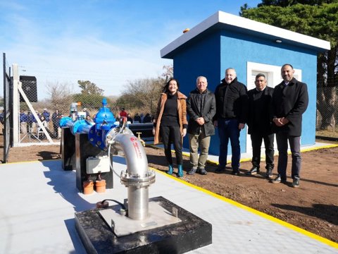 Se puso en marcha el nuevo pozo de agua que beneficiará a 6 mil vecinos del sector norte