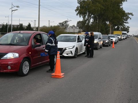 Municipio y Policía de Córdoba realizaron un nuevo operativo vehicular junto a la Agencia Nacional de Seguridad Vial