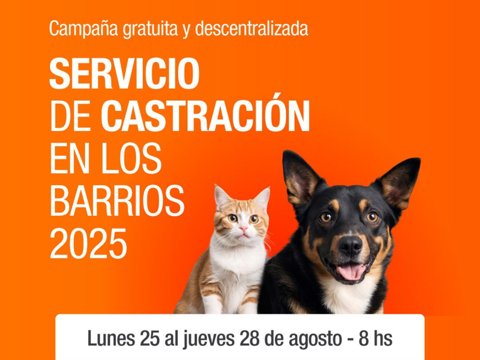 Campaña de castración gratuita en barrio Bello Horizonte