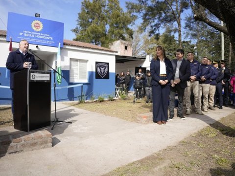 Villa María más Segura: se inauguró el nuevo destacamento policial de barrio Bello Horizonte