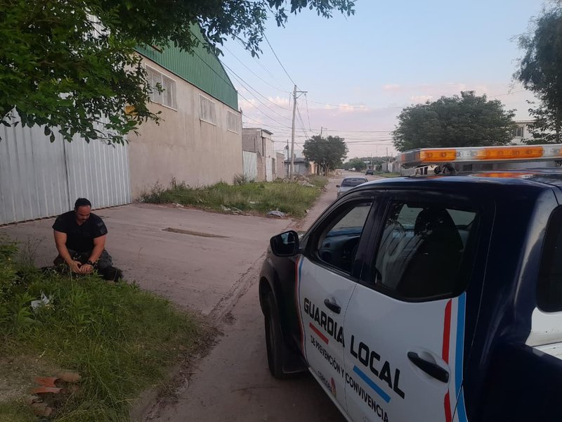 La Guardia Local realizó una aprehensión civil durante un hecho de robo