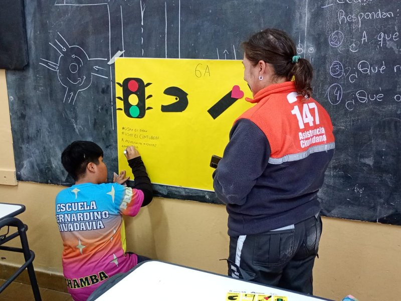 Educación Vial: continúan las capacitaciones en escuelas de la ciudad