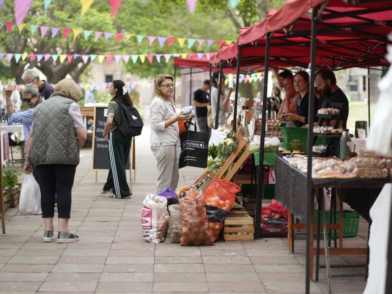 Feria Franca: música, danzas, teatro y productos locales reunieron a una gran cantidad de vecinos en Plaza Independencia
