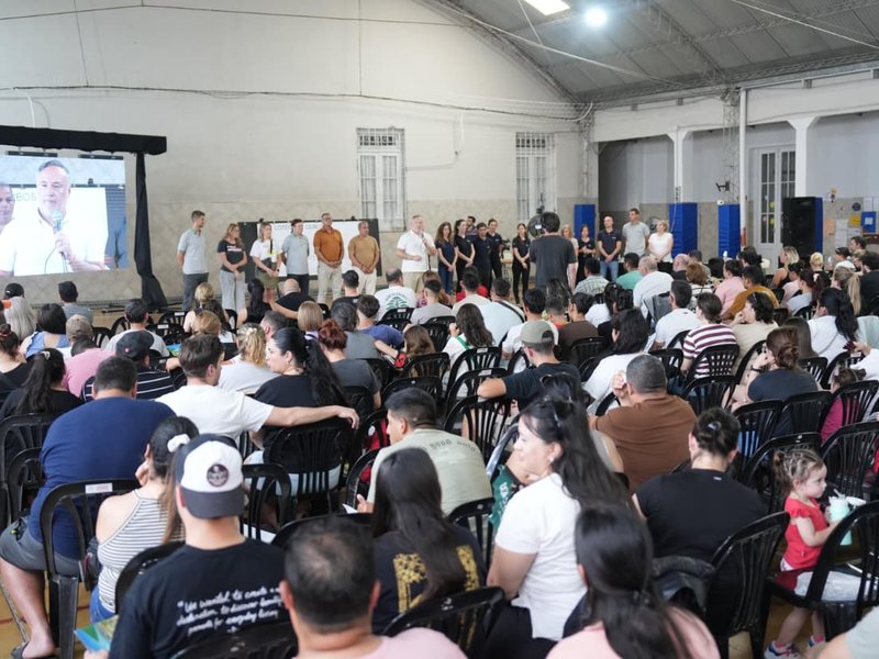 Accastello participó del sorteo donde 650 familias accedieron a su lote en el desarrollo “Los Ceibos”