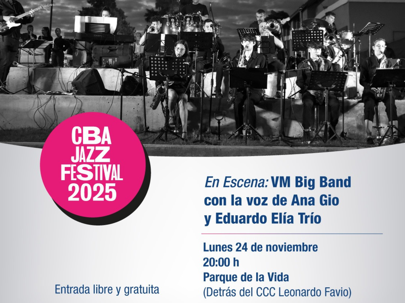 Villa María será sede del Festival Internacional de Jazz Córdoba 2025