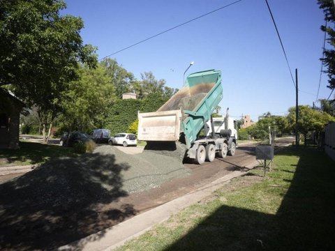 Plan 430 Cuadras: comenzó la primera etapa de pavimentación en barrio Vista Verde
