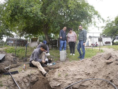 Villa del Sur: avanza la obra de agua potable que beneficiará a más de 35 familias
