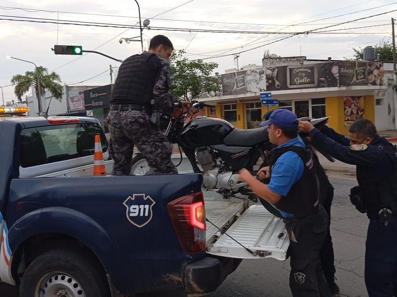 Se secuestraron 38 motocicletas y 4 automóviles en distintos operativos de control vehicular durante el fin de semana