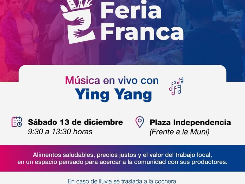 Este sábado se realizará una nueva edición de la Feria Franca en Plaza Independencia