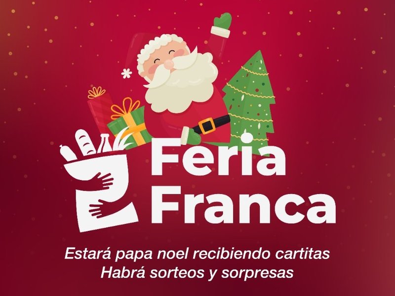 Feria Franca con propuesta navideña y música en vivo en Plaza Independencia