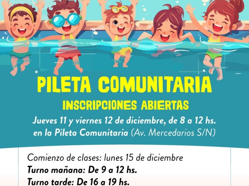 Escuela de Verano: el municipio abre las inscripciones para la temporada 2025-2026