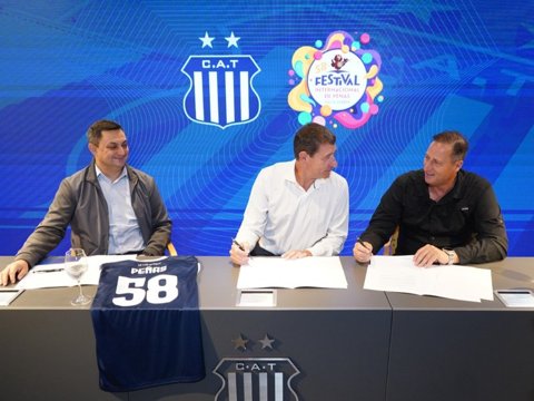 Festival de Peñas: firma de convenio de cooperación con el Club Atlético Talleres