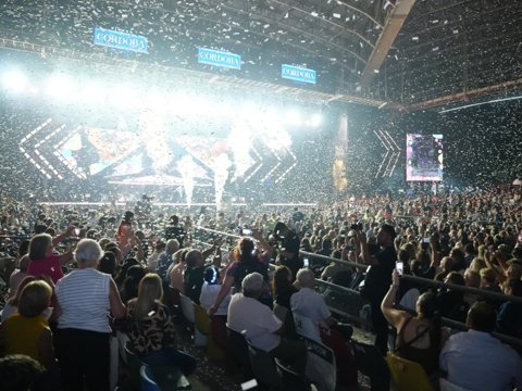 Comenzó el 58º Festival Internacional de Peñas con un Anfiteatro colmado