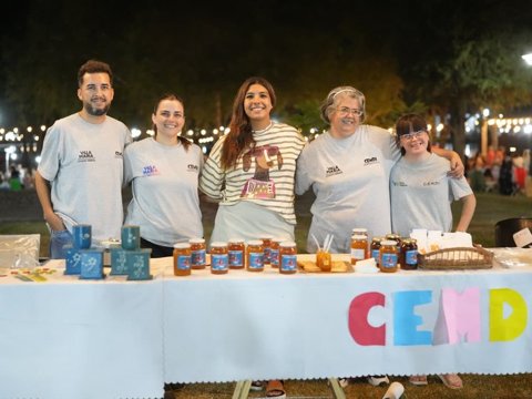 En su primera participación en el Recorrido Peñero, el CEMDI vendió más de 400 productos elaborados por sus estudiantes