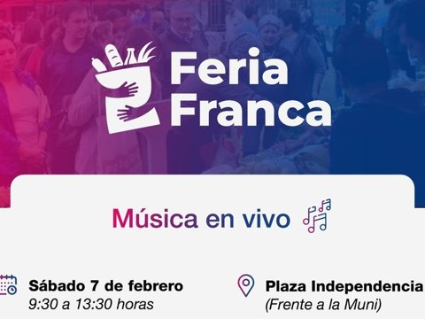 La Feria Franca suma música en vivo y producción local en Plaza Independencia