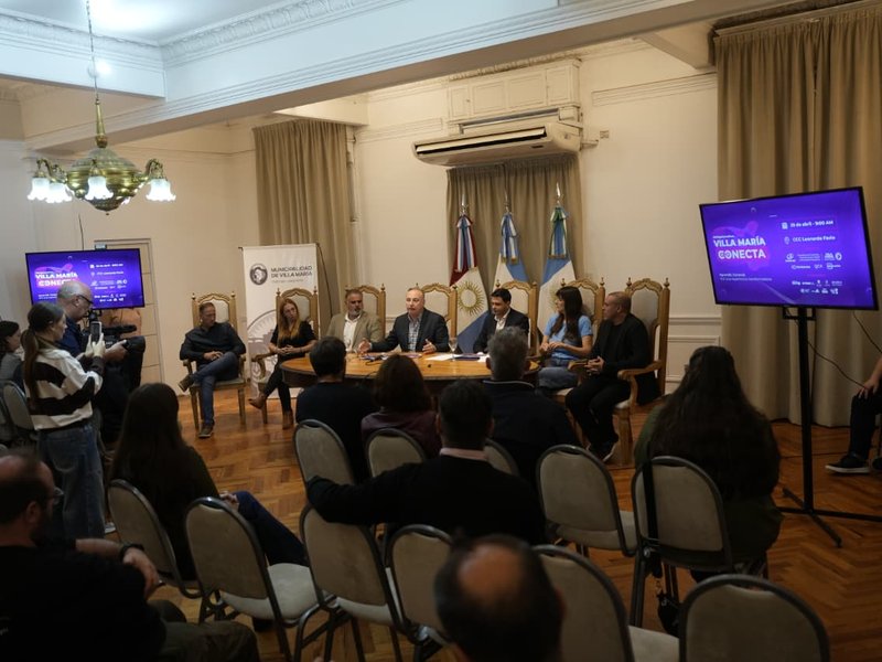Se presentó el programa “Villa María Conecta 2026”