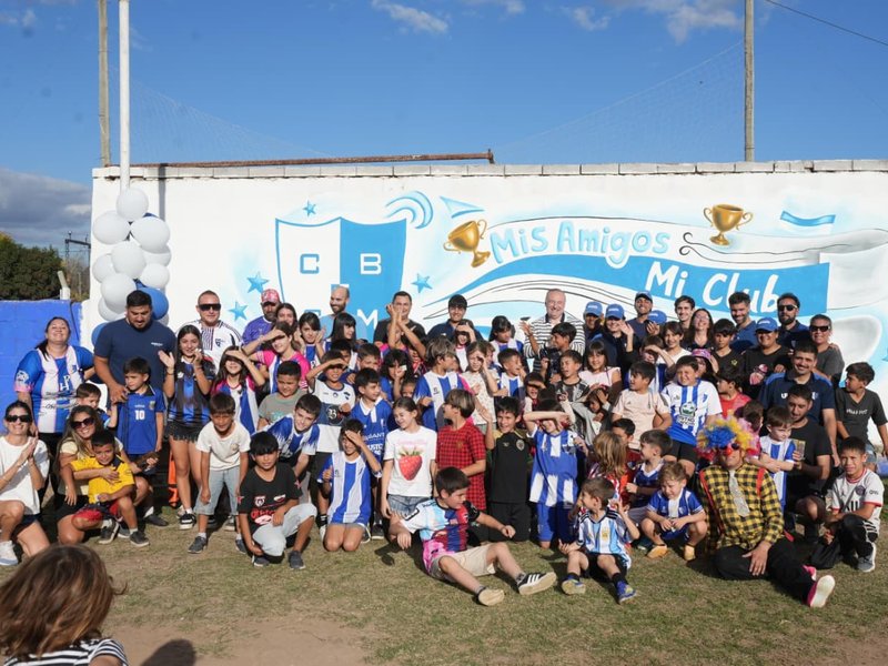 Accastello participó de los festejos por el 53° aniversario del Baby Fútbol San Martín