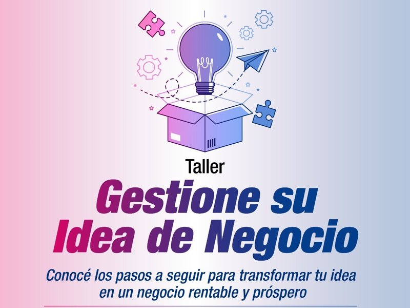 Puertas Abiertas: invitan a participar del taller “Gestione su idea de Negocio”
