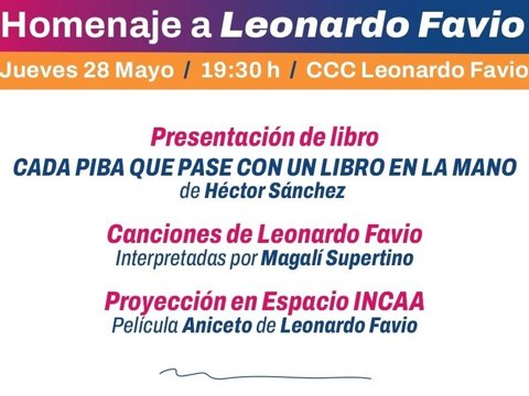 Se realizará un homenaje a Leonardo Favio con diversas propuestas culturales